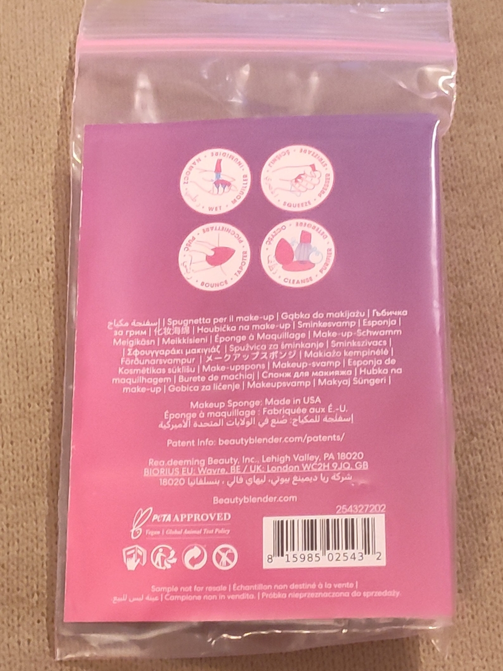 NWT! Beautyblender Makeup Deluxe Sponge Mini - Allure - Picture 5 of 7